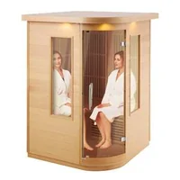 Инфрачервена-Сауна-за-Двама-1850W-Естествено-Дърво-Домашно-Спа