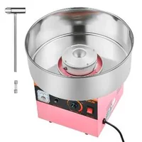 Търговска-Машина-за-Захарен-Памук-1000W-Електрически-Модел-Розова