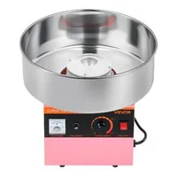 Търговска-Машина-за-Захарен-Памук-1000W-Електрически-Модел-Розова