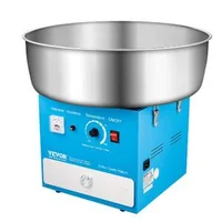 Търговска-Машина-за-Захарен-Памук-1000W-Електрически-Модел-Синя
