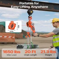 Ръчен-верижен-подемник-с-лост-Lever-Chain-Hoist-750-кг-3-4-T-товароносимост-6-м-верига