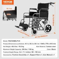 Усилена-Стоманена-Инвалидна-Количка-61-cm-Седалка-до-136-kg