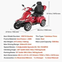 Усилен-Електрически-Скутер-за-Мобилност-1000W-до-227-kg