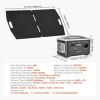 Преносим-Соларен-Генератор-600W-493Wh-LiFePO4-и-100W-Панел