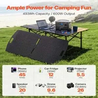 Преносим-Соларен-Генератор-600W-493Wh-LiFePO4-и-100W-Панел
