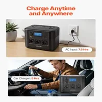 Преносима-Електростанция-1800W-1008Wh-LiFePO4-Батерия-8-Порта