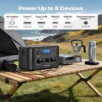 Преносима-Електростанция-1800W-1008Wh-LiFePO4-Батерия-8-Порта