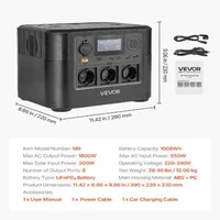 Преносима-Електростанция-1800W-1008Wh-LiFePO4-Батерия-8-Порта