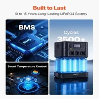 Преносима-Електростанция-1800W-1008Wh-LiFePO4-Батерия-8-Порта