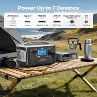 Преносима-Електростанция-600W-493Wh-LiFePO4-Батерия-7-Порта