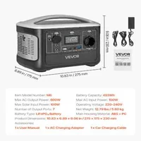 Преносима-Електростанция-600W-493Wh-LiFePO4-Батерия-7-Порта