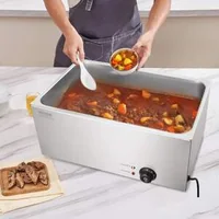 Професионален-Електрически-Бен-Мари-18L-1200W-от-Неръждаема-Стомана