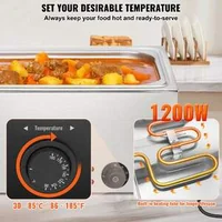 Професионален-Електрически-Бен-Мари-18L-1200W-от-Неръждаема-Стомана