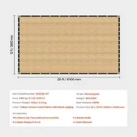 Слънцезащитна-Мрежа-и-Параван-за-Поверителност-90-Сянка-3-6x6-1-m-Бежова