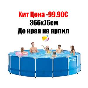Сглобяем-Басейн-с-Метална-Рамка-305-x-76-см-Кръгъл