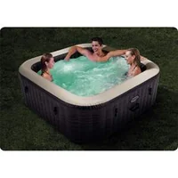 Надуваемо-джакузи-Intex-PureSpa-Deluxe-Square-Bubble-28452NP-196x196xH71-см-Greystone-PVC-6-места