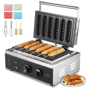 Професионален-Уред-за-гофрети-тип-Хот-Дог-1500W-6-броя