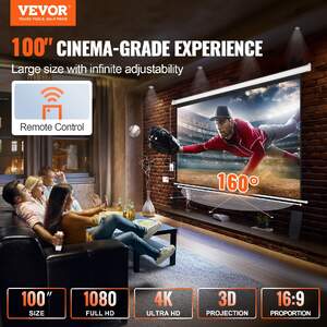 Прожекционен-екран-100-инча-254см-16-9-4K-1080-HD-с-електрическо-прибиране-и-спускане-за-домашни-кино
