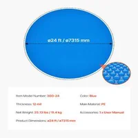Соларно-Покривало-за-Басейн-Ø-7-32м-Плътно-12-mil-Термо-Одеяло