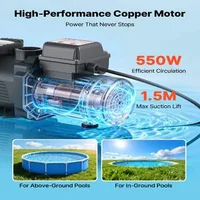 Автоматизирана-Помпа-за-Басейн-550W-14-000-л-ч-с-24-часов-Таймер
