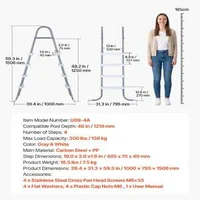 Двустранна-Стълба-за-Басейн-тип-А-рамка-4-Стъпала-до-136-кг