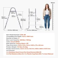 Двустранна-Стълба-за-Басейн-тип-А-рамка-3-Стъпала-до-136-кг