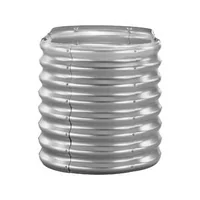 Дълбока-Овална-Метална-Леха-120-x-60-x-60-см-Галванизирана