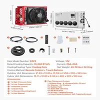 Мини-Сплит-Климатик-за-Камион-микробус-рейс-кемпер-12V-10000-BTU-Бързо-Охлаждане