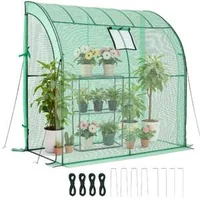 Оранжерия-за-Градина-Walk-in-198x100x200-см-С-3-Нива-Рафтове