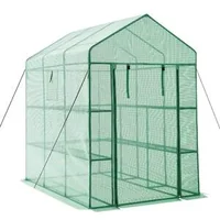 Домашна-Оранжерия-Walk-in-137x206x196-см-14-Рафта-за-Оптимално-Градинарство