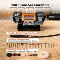 Настолна-Полираща-Машина-с-Регулируеми-Обороти-Комплект-от-100-Аксесоара