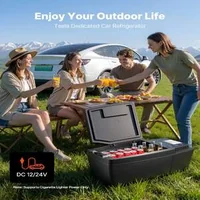 Компресорен-Хладилник-за-Tesla-Model-3-20L-Смарт-App-Контрол-Фризер-до-16-C