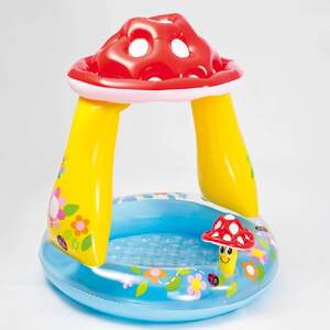 Бебешки-надуваем-басейн-със-сенник-INTEX-Mushroom-57114NP-102-89-см