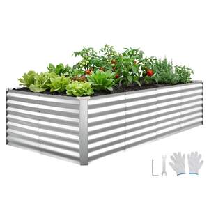 Метална-повдигната-градинска-леха-120-60-30-см-216-л-Alu-Zinc-покритие