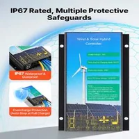 Ветрогенератор-800-W-12V-с-5-лопатки-и-хибриден-контролер