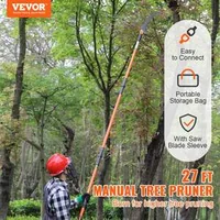 Ръчен-трион-222-822см-разтегателна-ножица-за-дървета-остро-стоманено-острие-за-подрязване-на-високи-клони-ръчна-ножица-за-клони-с-леки-8-дръжки-от-фибростъкло