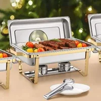Комплект-златни-чафинг-съдове-4-броя-8-Qt-със-стъклен-капак