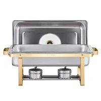 Комплект-златни-чафинг-съдове-4-броя-8-Qt-със-стъклен-капак