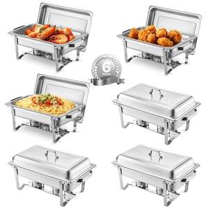 Комплект-чафинг-съдове-6-броя-8-Qt-неръждаема-стомана