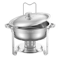 Комплект-кръгли-чафинг-съдове-4-броя-5-Qt-неръждаема-стомана
