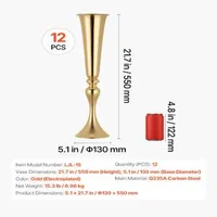 Комплект-златни-вази-за-цветя-12-броя-55-см