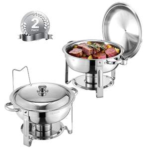 Комплект-кръгли-чафинг-съдове-2-броя-5-Qt-неръждаема-стомана