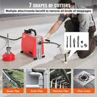 Машина-за-почистване-на-канали-20-м-кабел-250W-с-ръчно-подаване