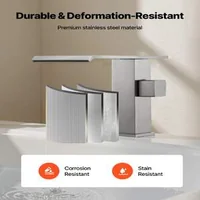 Смесител-за-вана-Roman-Tub-Faucet-3-отвора-Водопад-с-ръчен-душ-матирана-неръждаема-стомана