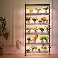 Стелаж-за-растения-с-LED-осветление-6-етажа-180W