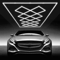 Професионална-DIY-LED-Система-14-Мрежи-88-000-Лумена-6500K-Екстремно-Осветление-за-Авто-Детайлинг-и-Работилници