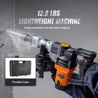 Професионален-Къртач-за-бетон-1600W-електрически-чук-2-длета