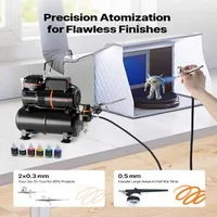 Комплект-аерограф-със-3-аерографа-1-6-HP-с-компресор-и-резервоар