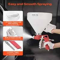 Пистолет-за-текстуриране-Air-Texture-Spray-Gun-4-5-л-резервоар-с-3-дюзи-3-5-6-8-мм