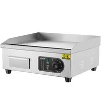 Електрическа-скара-за-професионална-употреба-2800W-с-плосък-плот-от-35-до-70см-50-300-C